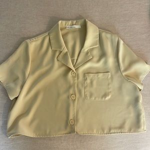 Oak & Fort Cropped blouse